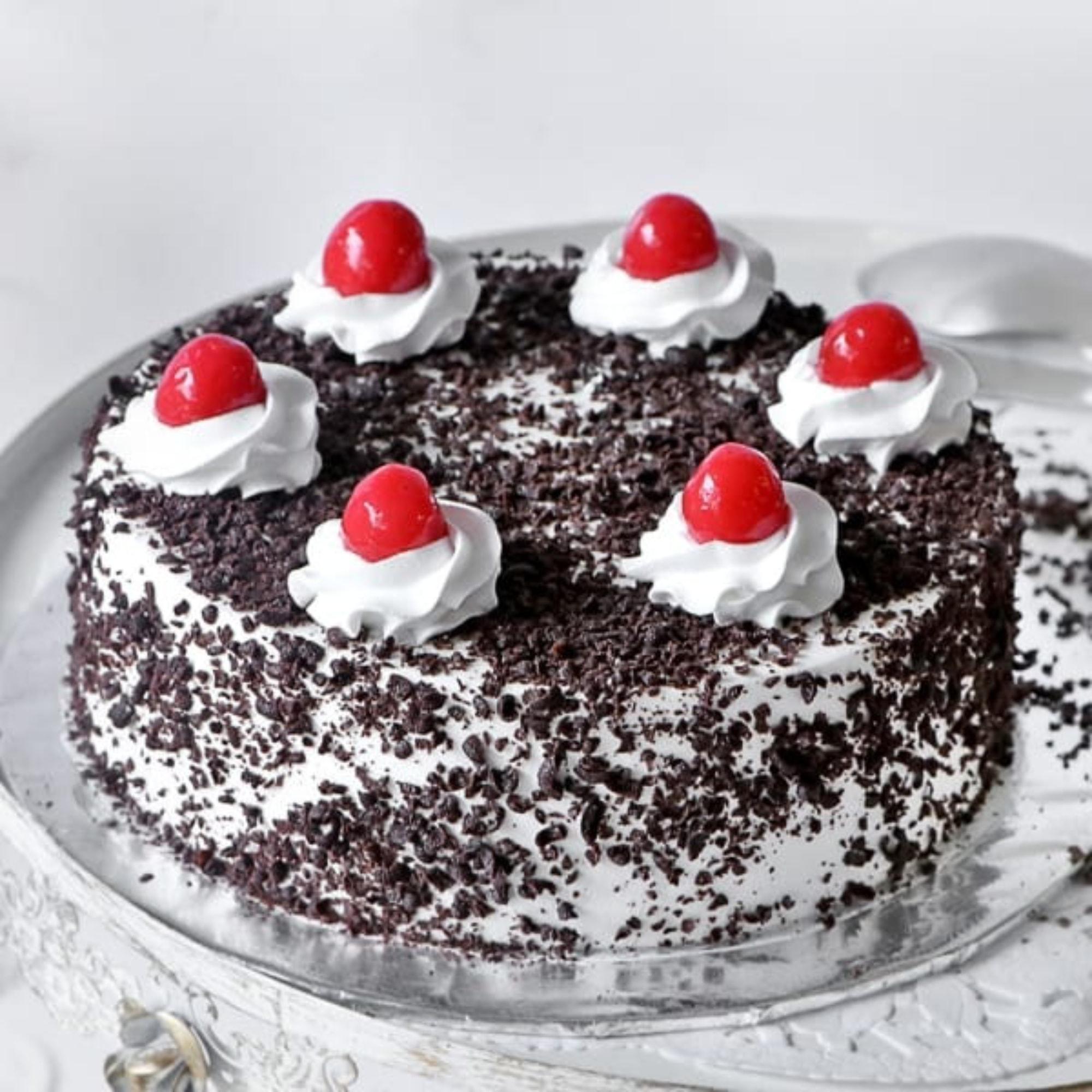 1 Kg White forest cake | Purely From Home