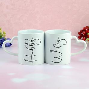 Personalized Hubby Wifey Mug Personalized Hubby Wifey Mug