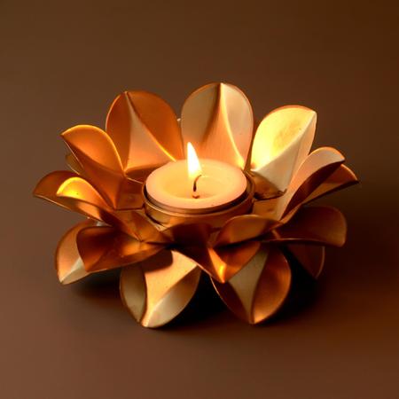 Designer Flower Diya
