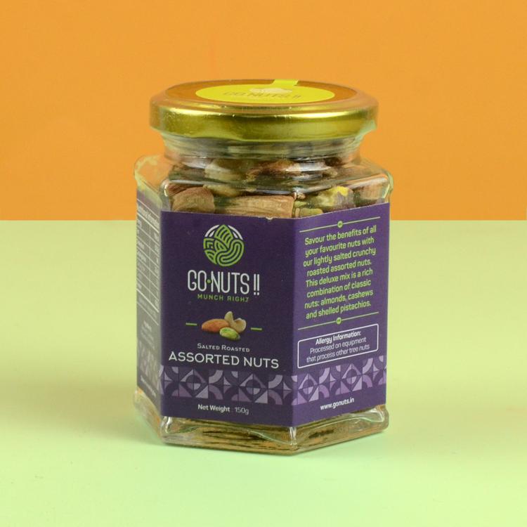 Go Nuts' Salted Roasted Assorted Nuts