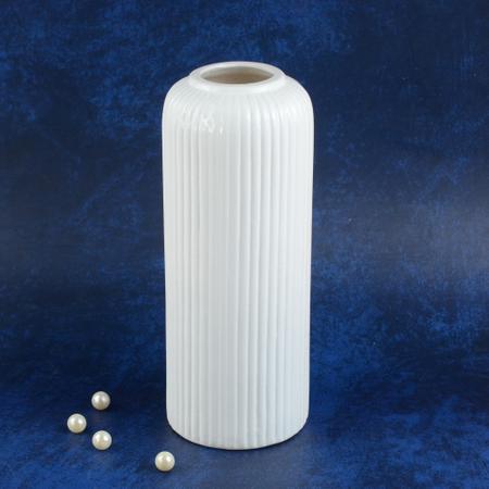 White Ceramic Flower Vase