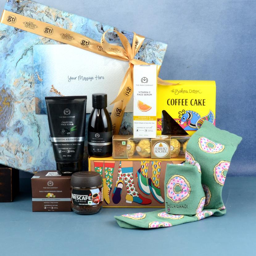 Send Gift Hampers for Him to India. Great collection