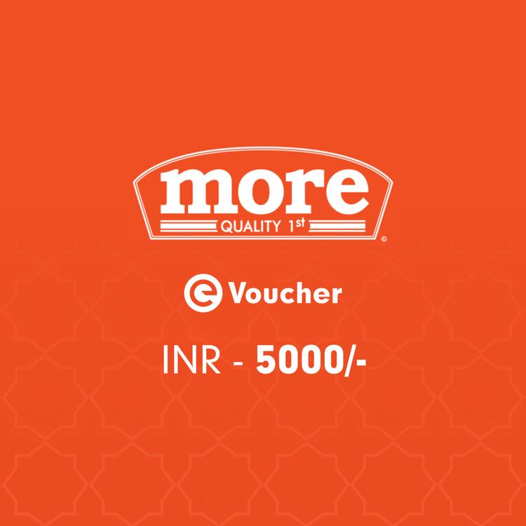 More E-Voucher Rs. 5000