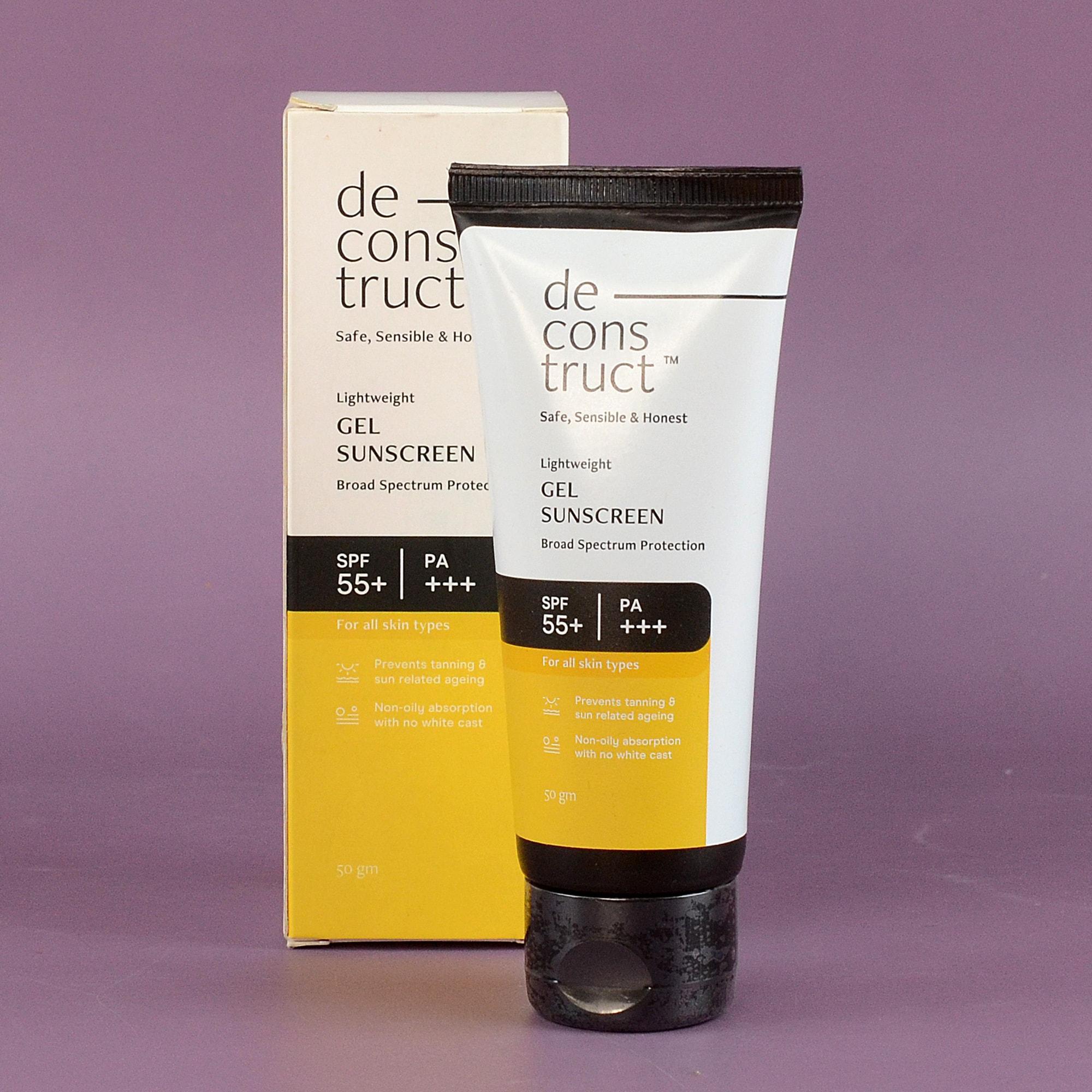 Deconstruct Gel Sunscreen 50g | Personal Care Add Ons