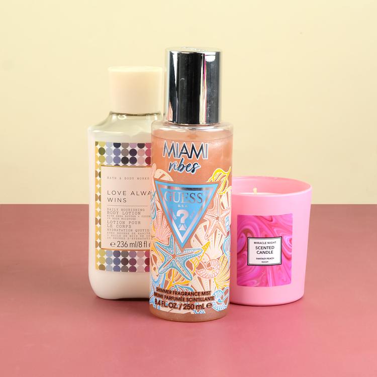 Body Mist, Lotion & Scented Candle