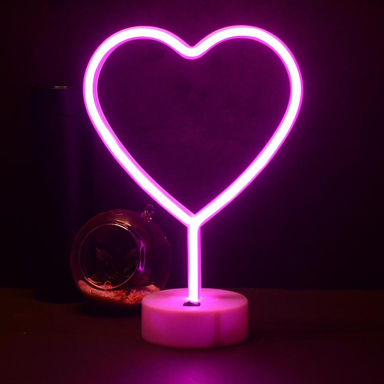 LED Neon Heart Sign