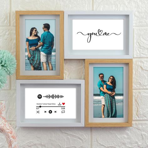 Personalized Love Collage 4 in 1 Frame 