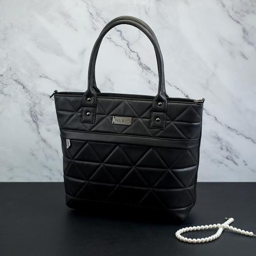 Black Quilted Shoulder Bag