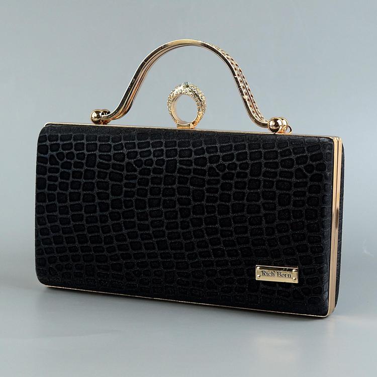 Fancy Black Clutch