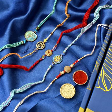 Unique Designs Rakhi Set