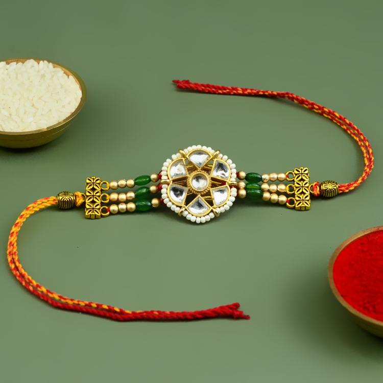 Beautiful Jadau Galore Rakhi