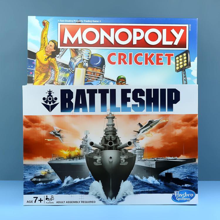 Battleship and Monopoly Cricket