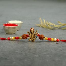Gorgeous Standing Ganesh Rakhi