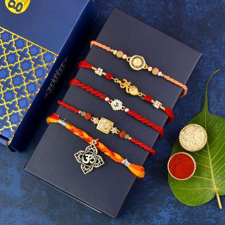 Om Designer Rakhi Set