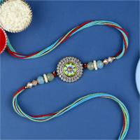 Dazzling Circles Colorful Rakhi