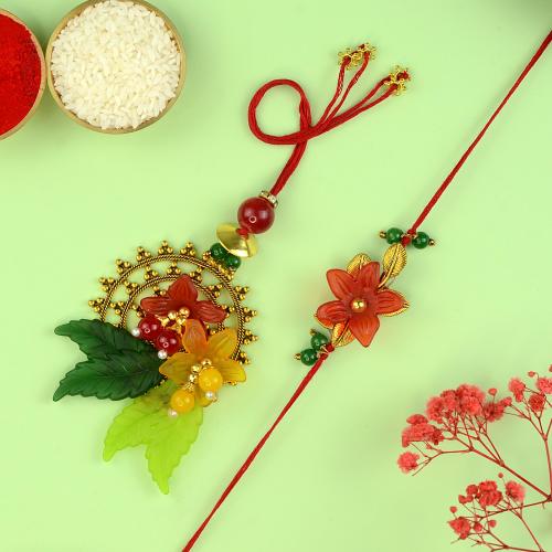 Dense and Pretty Rakhi with Lumba