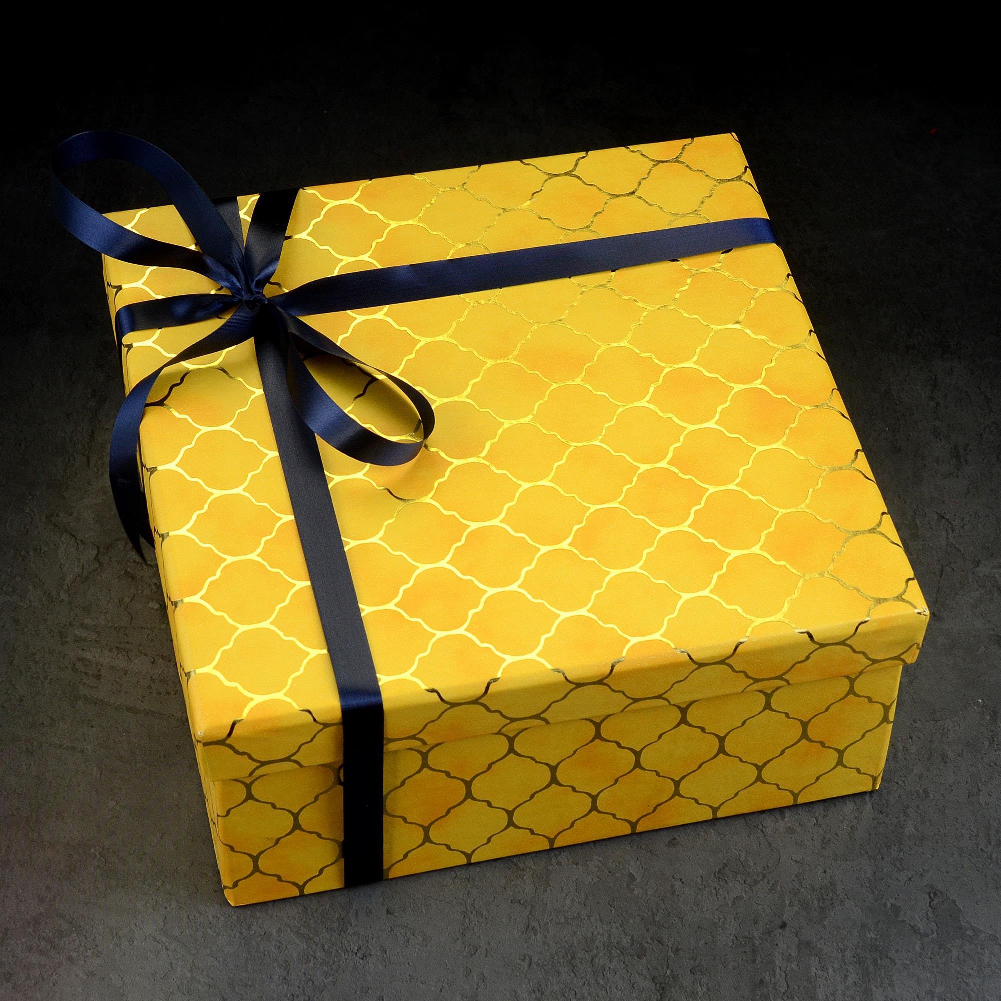 Designer Yellow Box | Gift Boxes