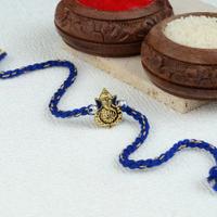 Royal Ganesh Royal Blue Rakhi