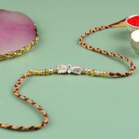 Glittering Stones Dori Rakhi