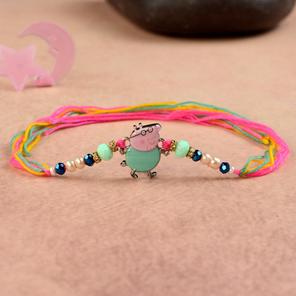 Daddy Pig in Resin Kids Rakhi Daddy Pig in Resin Kids Rakhi