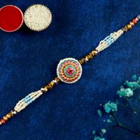 Pink and Blue Canopy Rakhi