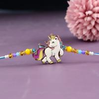 Cute Colorful Unicorn Kids Rakhi