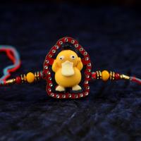 Psyduck on Cutout Kids Rakhi