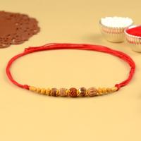 Rudraksh Tulsi Beads Dori Rakhi