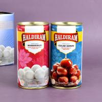 Haldiram Rossogolla and Gulab Jamun 1kg