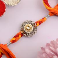 Antique Floral Braids Rakhi