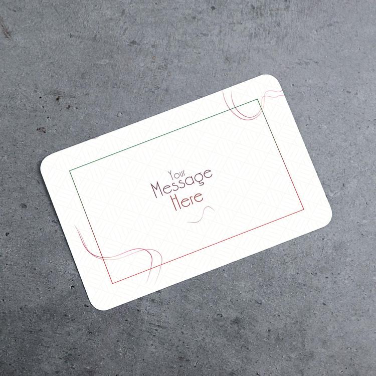 Message Here Card