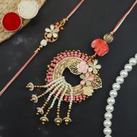 Cane and Beads Lumba with Rakhi