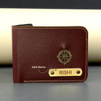 Personalized Brown Wallet