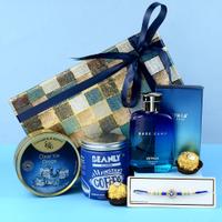 All Blue Rakhi Hamper