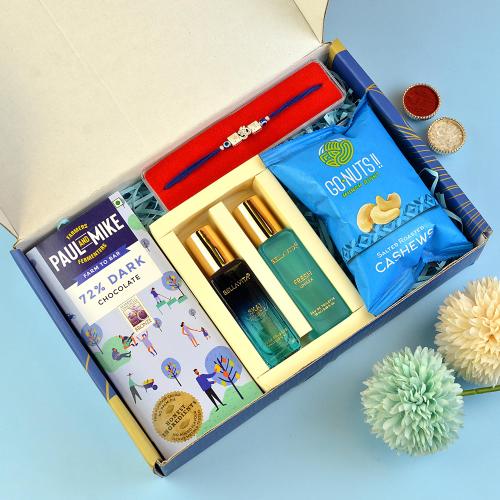 Scented Treats Rakhi Hamper