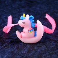 Unicorn on Moon Pink Kids Rakhi