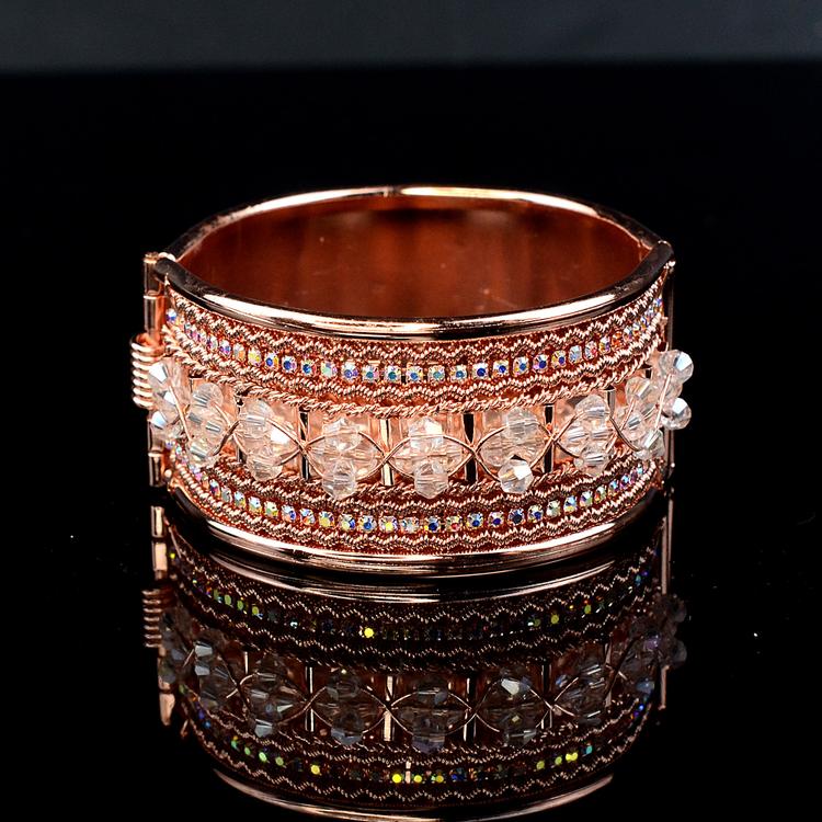 Studded Rose Gold Bracelet Lumba