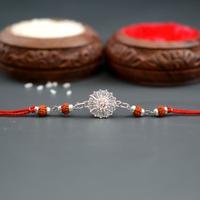 Round Crystal Shield AD Rakhi