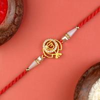 Attractive Ik Onkar Khanda Rakhi