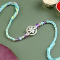 Floral Pendant Pastels Rakhi