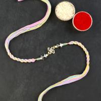 Clear Crystals Pastel Rakhi