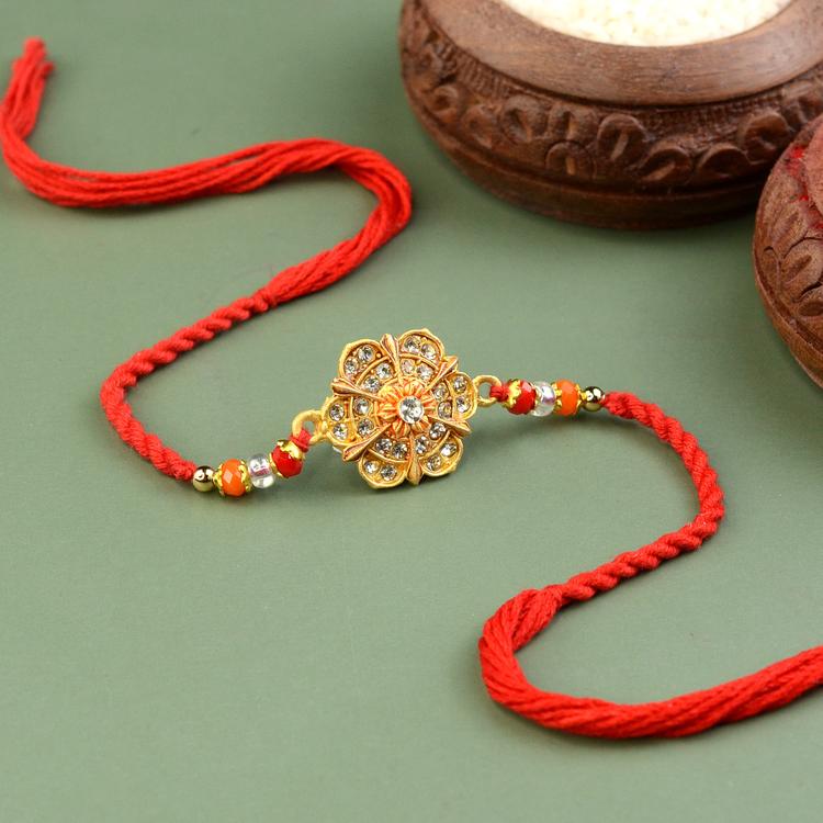 Golden Sailor Shield Rakhi