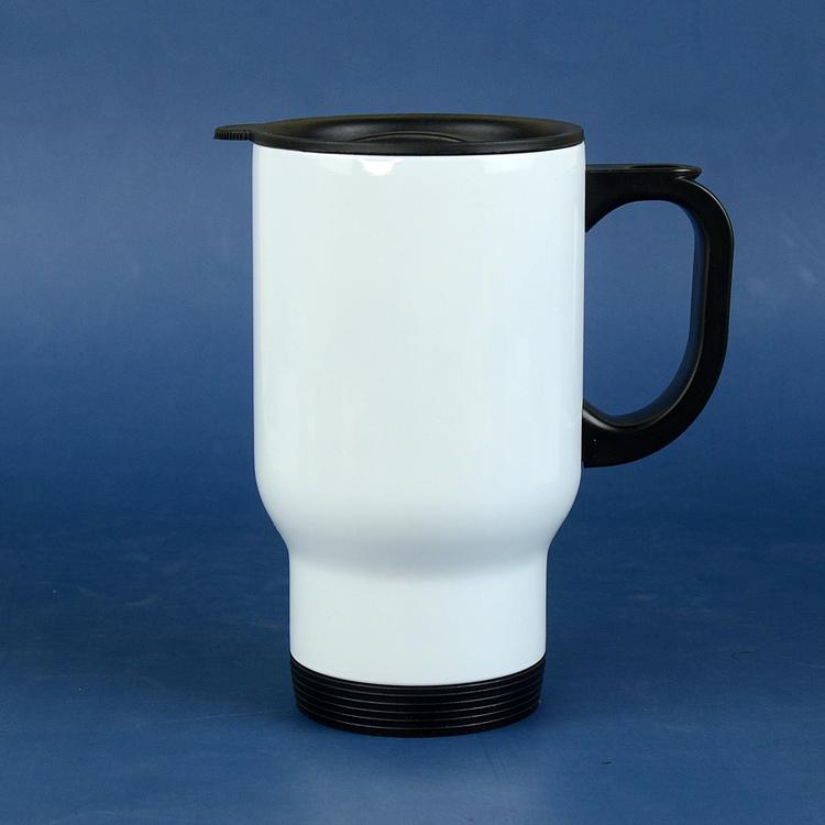 White Insulated Travel Mug