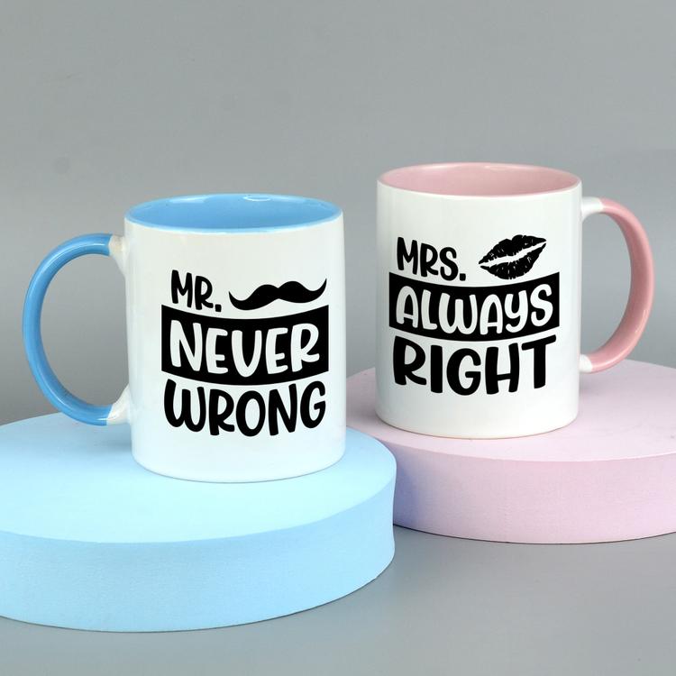 Personalized Mr. and Mrs. Mug