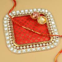 Rakhi Thali Red