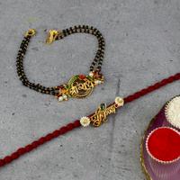 Mangal Radhe Lumba with Krishna Rakhi