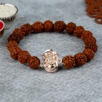 Om Ganesh Mix Rudraksh Bracelet