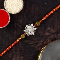 Hexa Symmetric Floral AD Rakhi