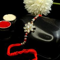 Exquisite Flower of Stone Rakhi