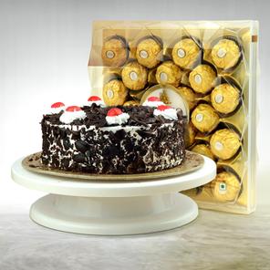 Black Forest Cake & Ferrero Rocher Black Forest Cake & Ferrero Rocher